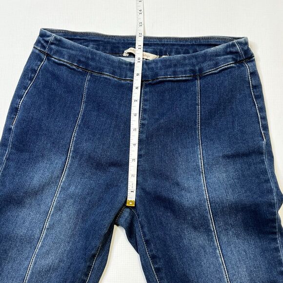 Soft Surroundings Women's Denim Lean Line Crop Jeggings Size 28x18 Pull On - Picture 4 of 7